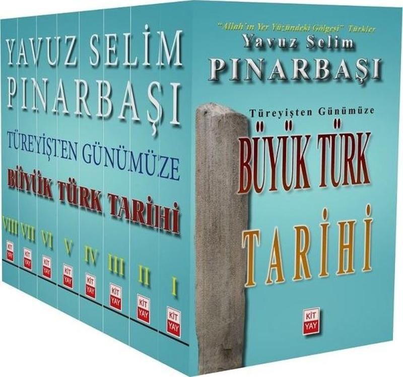 Büyük Türk Tarihi Seti - 8 Kitap Takım - Türeyişten Günümüze