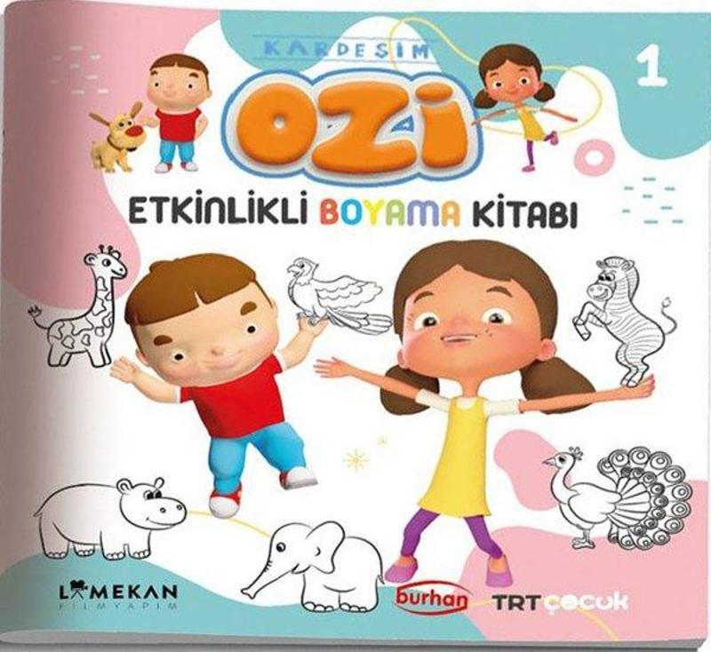 TRT Çocuk Kardeşim Etkinlikli Boyama Kitabı - 1