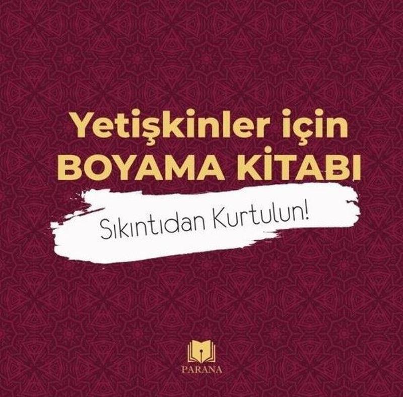 Yetişkinler için Boyama Kitabı-Mandala