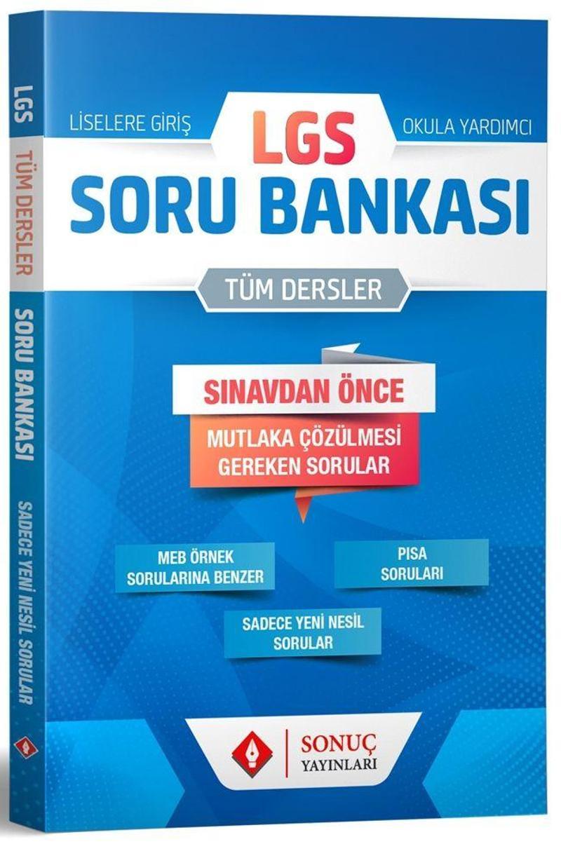 Sonuç LGS Tüm Dersler Soru Bankası Sonuç Yayınları