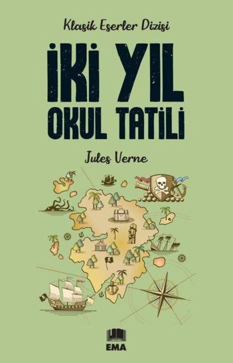 Ema Kitap İki Yıl Okul Tatili - Jules Verne