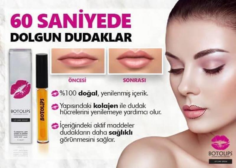 Botolips Dudak Dolgunlaştırıcı Lipgloss Dudak Bakım Serumu