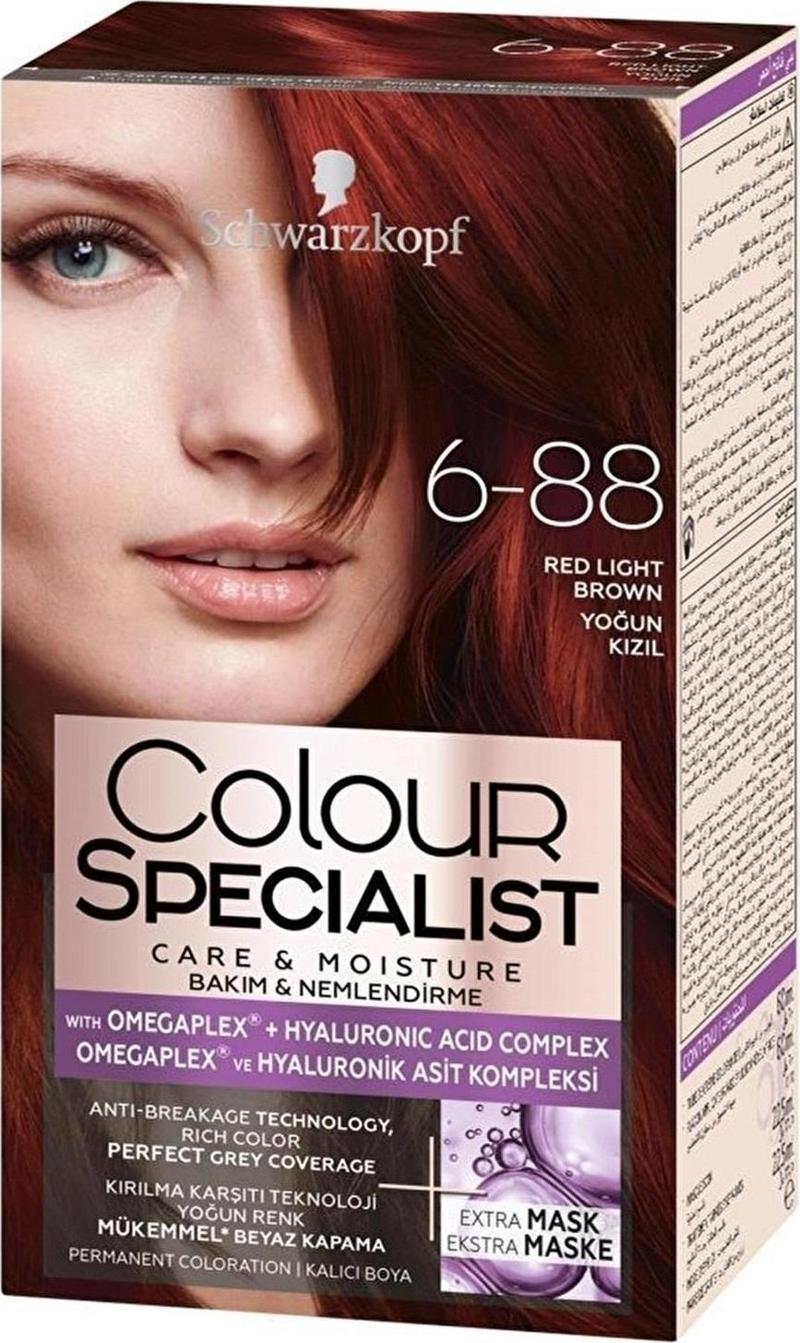 Schwarzkopf Colour Specialist Saç Boyası 6.88 Yoğun Kızıl