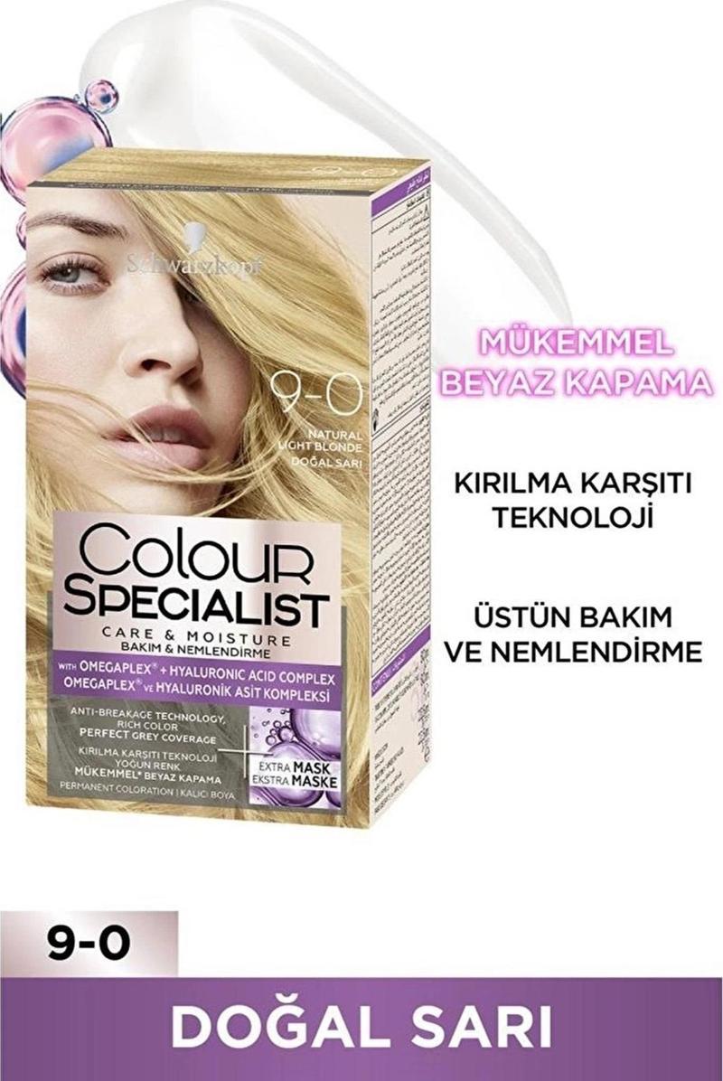 Schwarzkopf Colour Specialist Saç Boyası 9.0 Doğal Sarı
