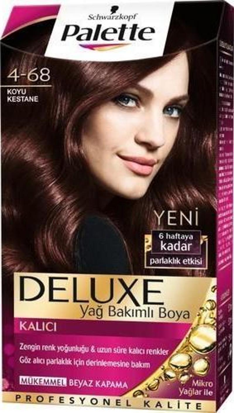 Deluxe Saç Boyası 4.68 Koyu Kestane