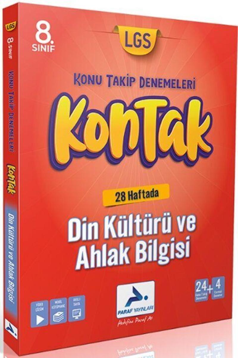 Paraf Yayınları 8. Sınıf Din Kültürü Kontak 28 Li Deneme