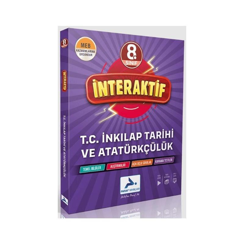 Paraf Yayınları 8. Sınıf İnkılap Tarihi İnteraktif Soru Bankası