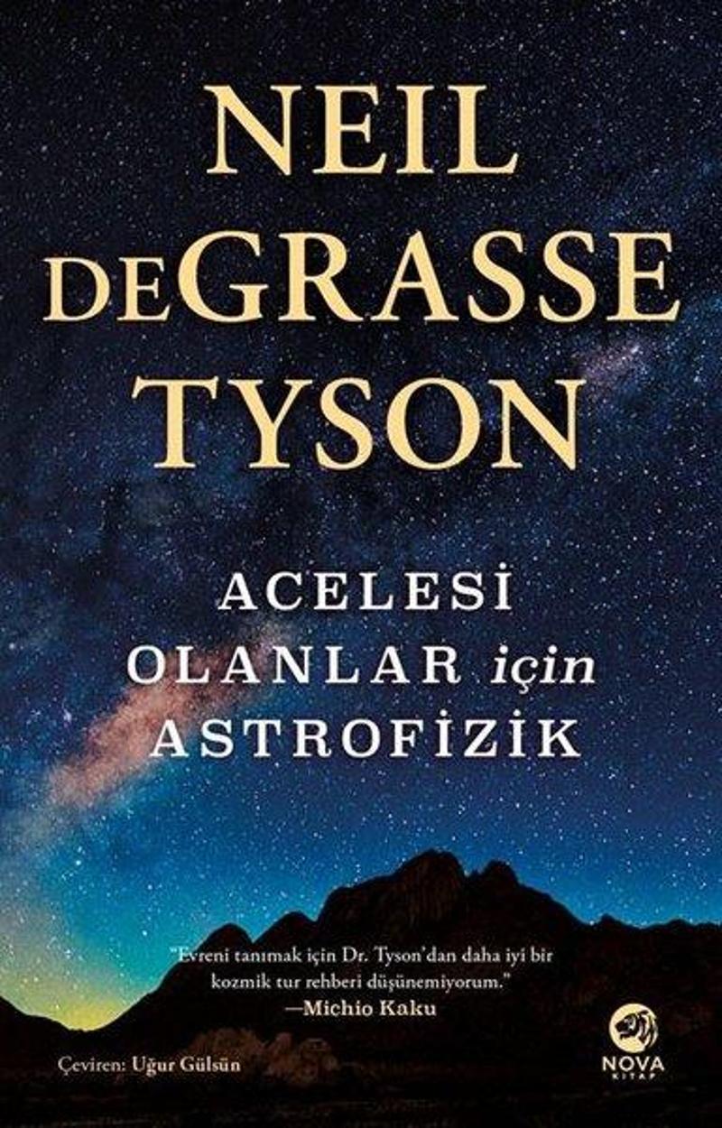 Nova Kitap Acelesi Olanlar İçin Astrofizik - Neil deGrasse Tyson