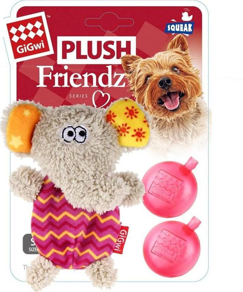 6227 Plush Friendz Sesli Peluş Fil Oyuncak