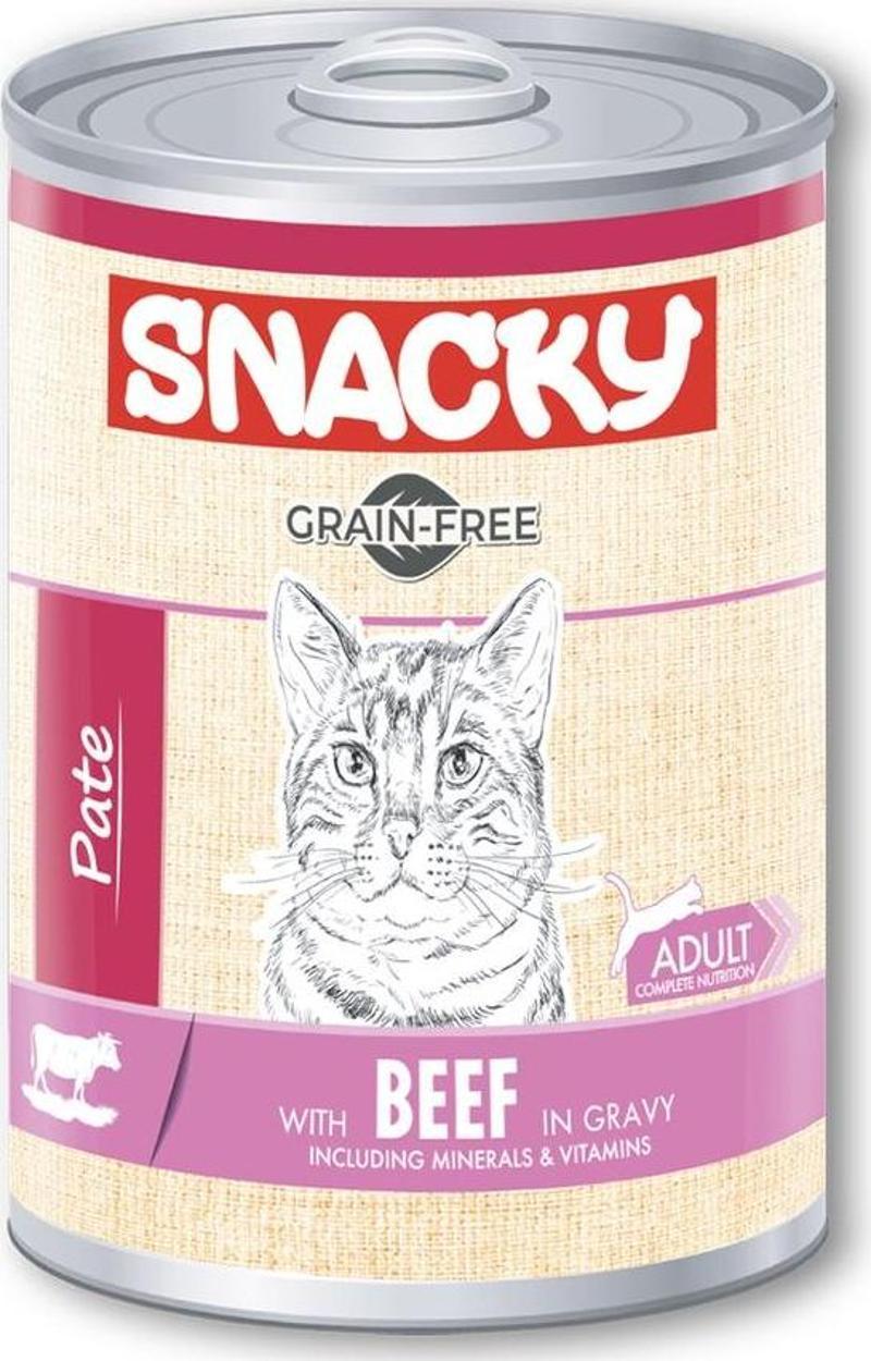 Tahılsız 400 gr Pate/Konserve SığırEtli Yetiş.Kedi 12'li