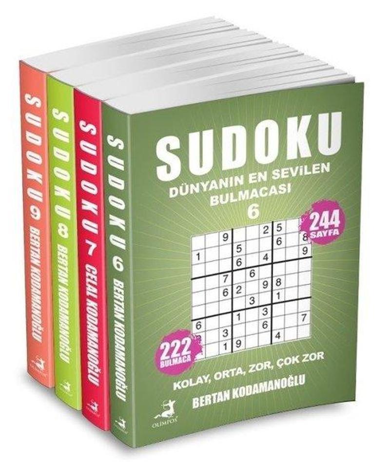 Olimpos Yayınları Sudoku Seti - 4 Kitap Takım - Kolektif