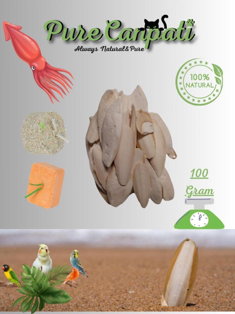 Kalamar Kemiği 100 Gram+mineral Blok Ve Portakallı Enerji Blok (muhabbet,paraket,kanarya Seti)