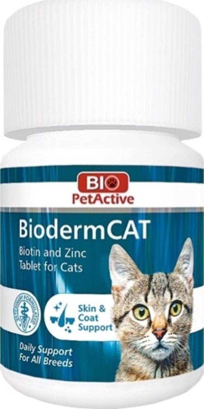 Biodermcat Kediler Için Çinko Ve Biotin