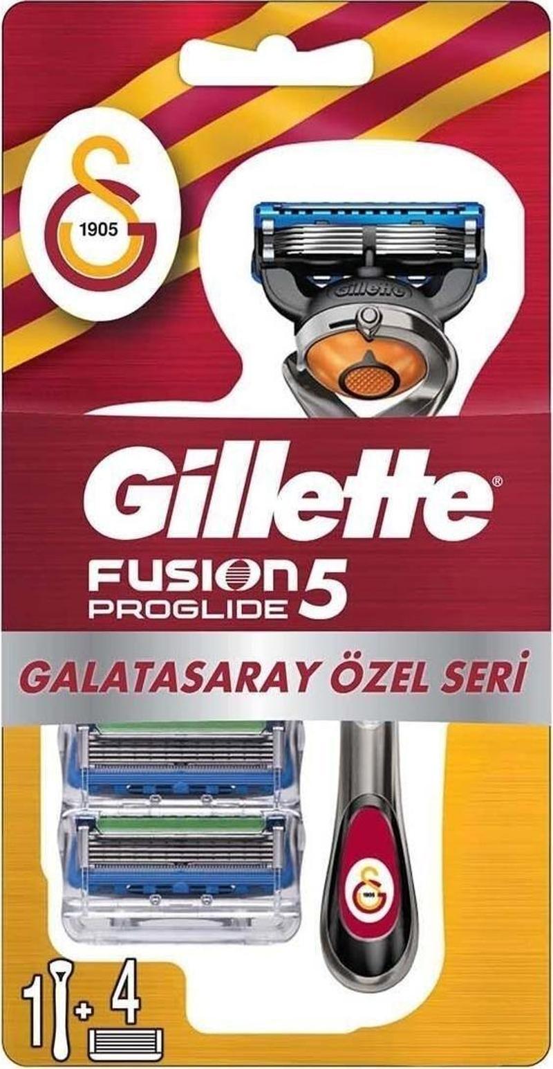 Fusion 5 Proglide Tıraş Makinesi + 4'Lü Yedek Başlık Galatasaray Özel Seri