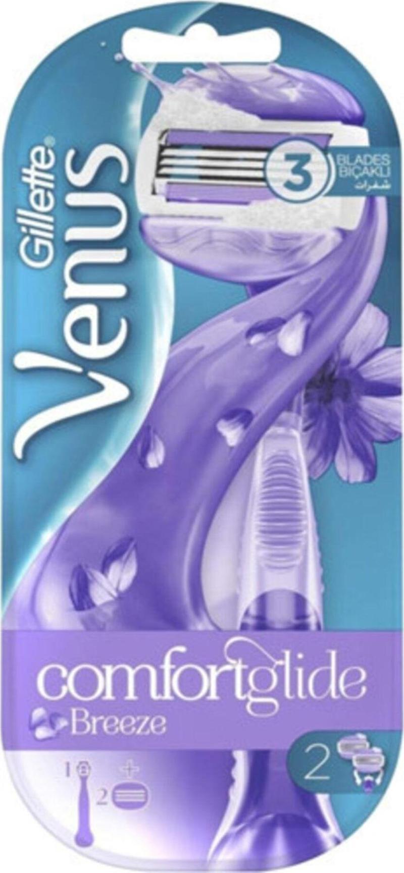 Venüs Comfort Glide Breeze Tıraş Bıçağı 1 Makine 2 Yedek Başlık
