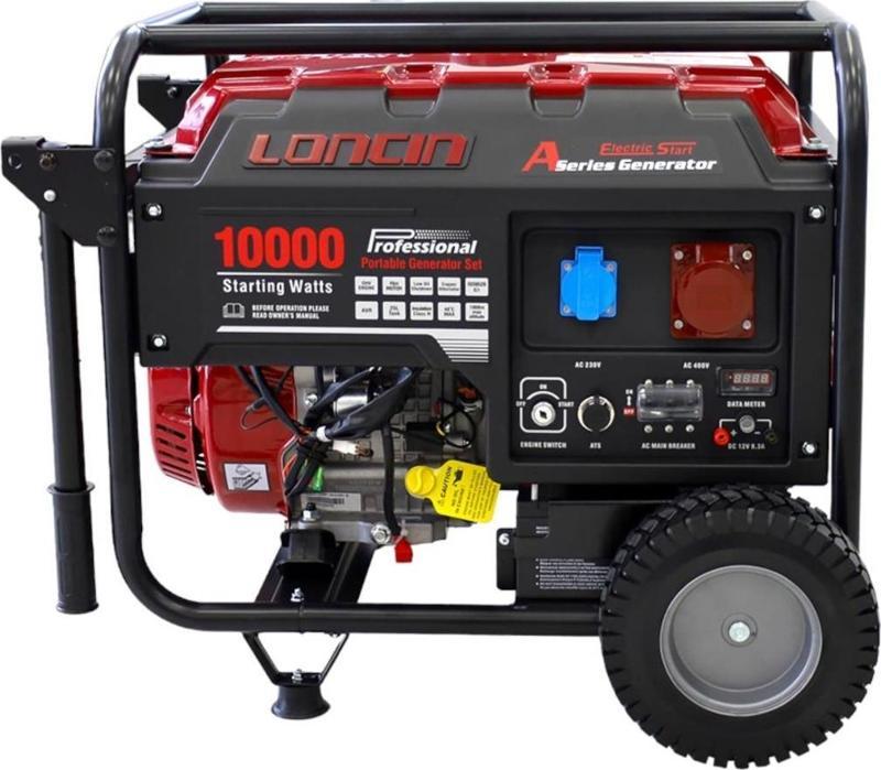 LC10000DAS Benzinli Monofaze Marşlı Jeneratör 8,5 Kw