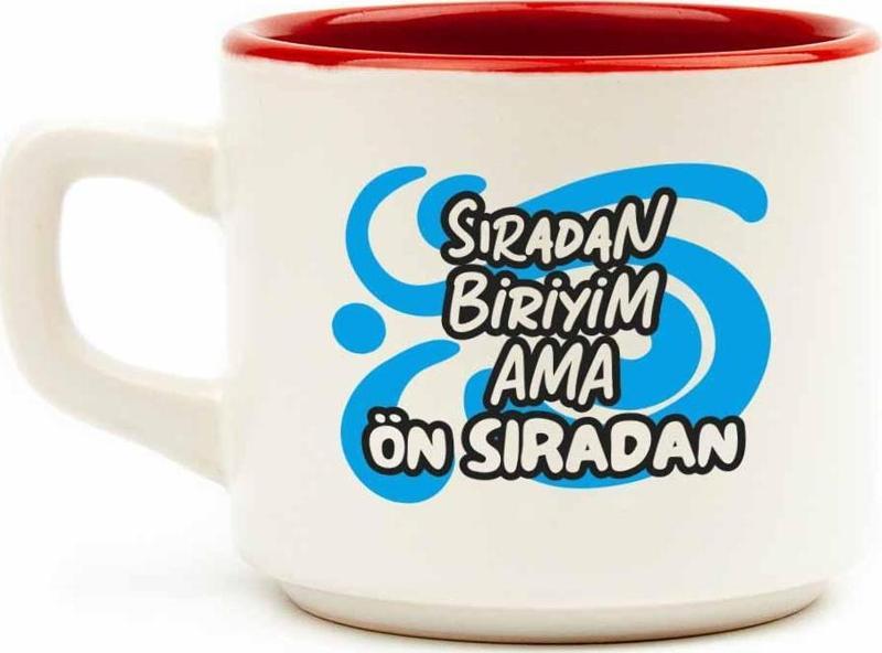 Sıradan Biriyim Ama Ön Sıradan Beyaz Venüs Kupa - Hediye Seramik Kupa