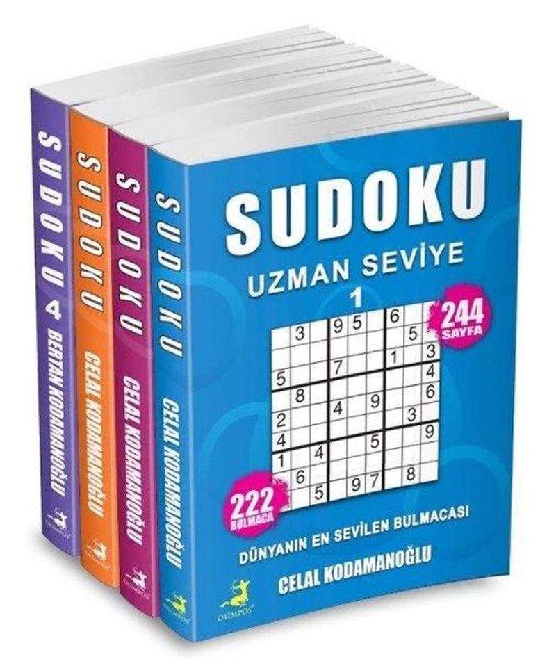 Olimpos Yayınları Sudoku Uzman Seviye Seti - 4 Kitap Takım - Kolektif