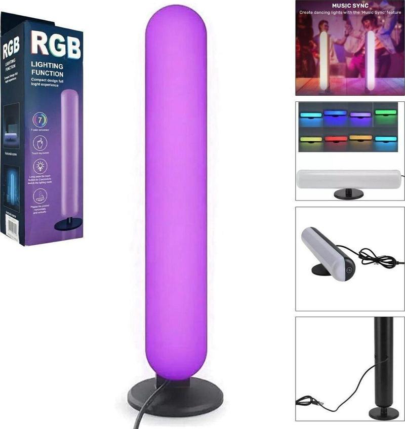 Rgb-L2  Dokunmatik 7 Renk Rgb Led Lamba Ambiyans Işık