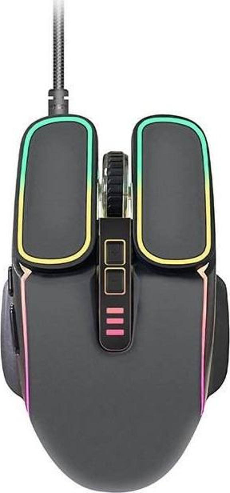 Bomber G350 6400 Dpı Rgb Ledli  1.5m Kablolu Oyuncu Mouse