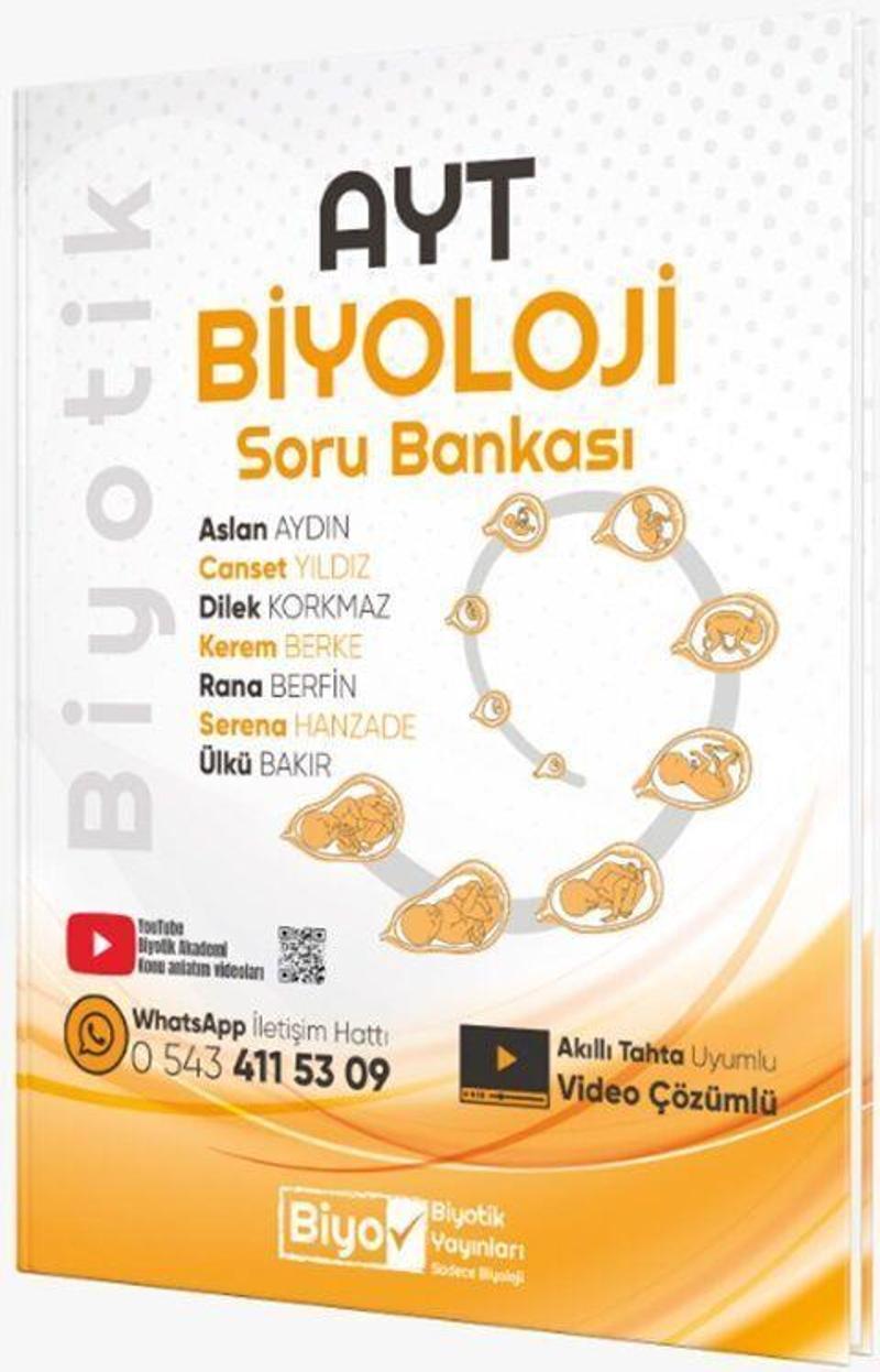 AYT Biyoloji Soru Bankası Biyotik Yayınları