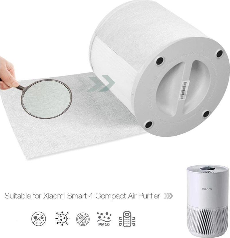 Xiaomi Air Purifier 4 Compact Uyumlu Toz Tutucu Ön Filtre 10 Adet