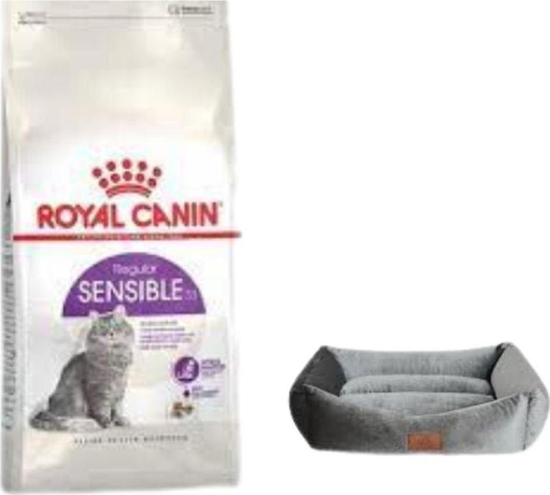 Sensible 33 Sindirim Hassasiyetli Yetişkin Kedi Maması 4 Kg,Mini Small Gri Yatak