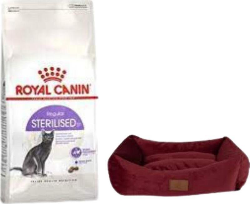 Sterilised 37 Kısırlaştırılmış Kuru Kedi Maması 15 Kg, Mini Small Bordo Yatak