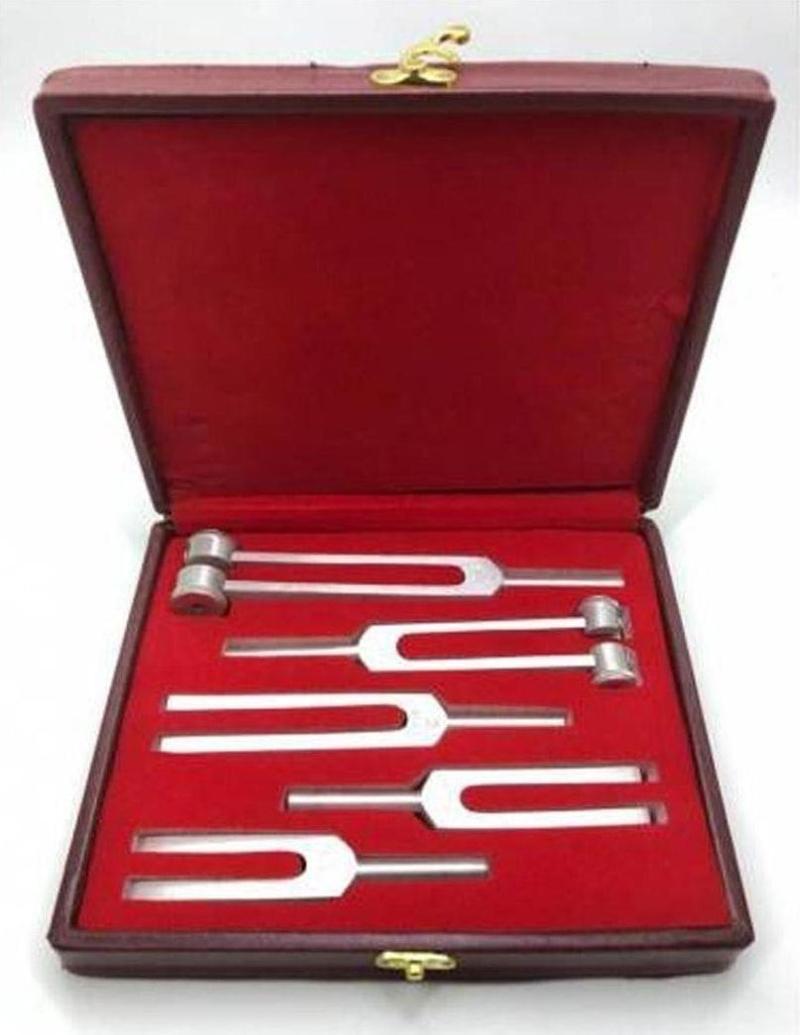 5'li Diapozon Set, Frekans 128, 256, 512, 1024 Ve 2048 (diyapozon Set)