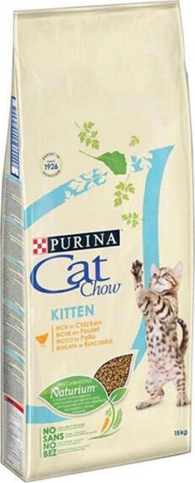 Purina Cat Chow Kitten Tavuklu Yavru Kedi Maması 15 Kg - Tazemama Express