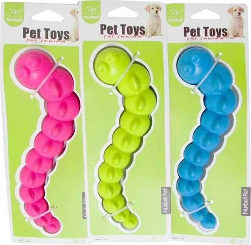 Plastik Tırtıl Köpek Oyuncağı 15 Cm