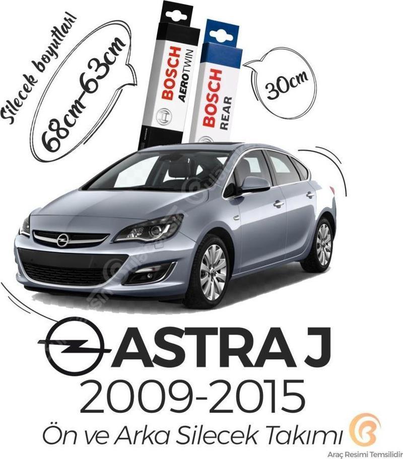 Aerotwin Opel Astra J 2009 - 2015 Ön ve Arka Silecek Seti