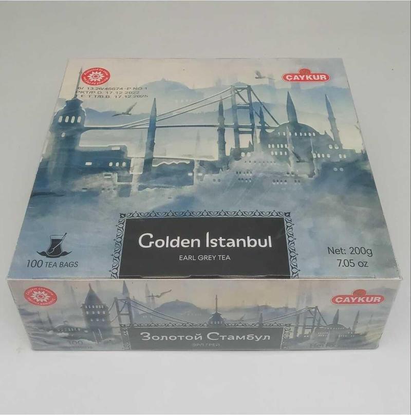 GOLDEN İSTANBUL EARL GREY TEA 200 G (BARDAK POŞET ÇAY)