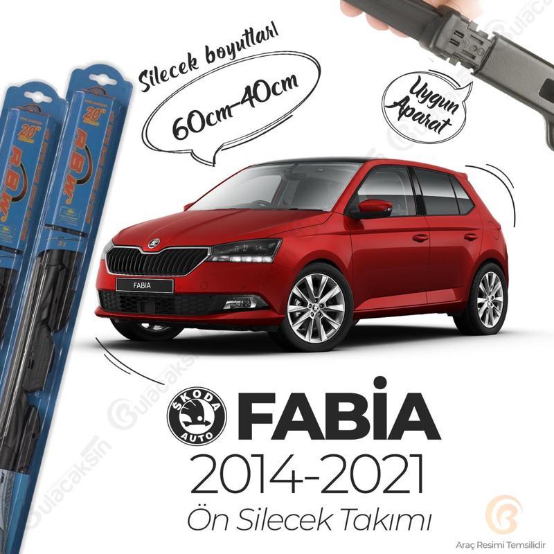 Hybrid Ön Silecek Takımı Skoda Fabia 2014-2021 ile uyumlu