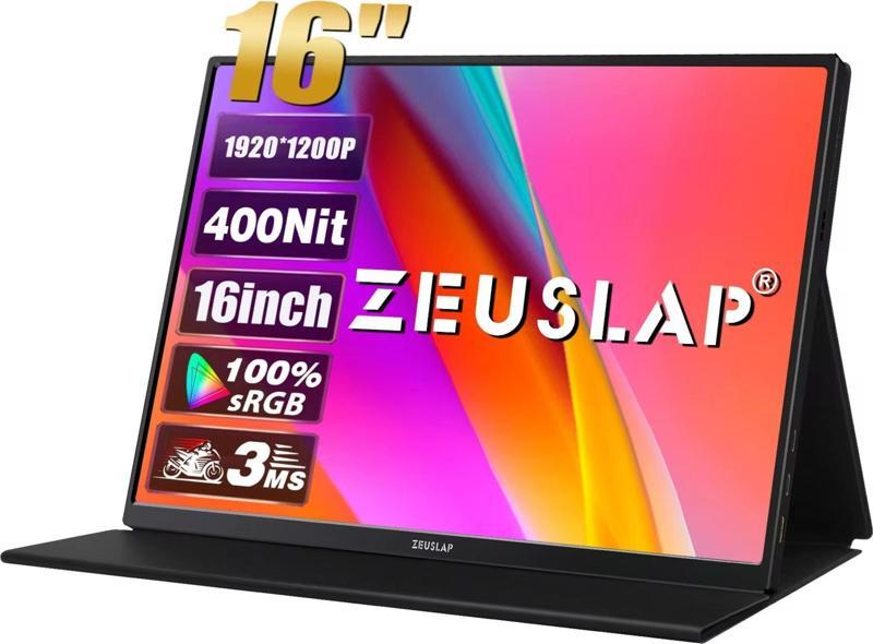 P16 16" 60Hz 3Ms mHDMI+USB-C HDR FullHD+ IPS Taşınabilir Monitör