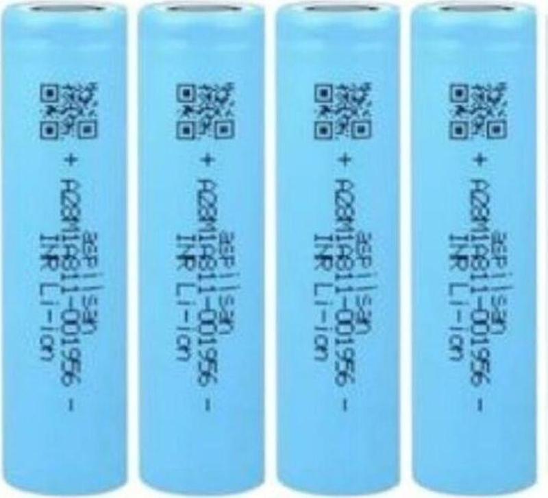 INR18650A28 - 3.7V 2900 mAh Li-ion Şarjlı Pil - 25A 4 Lü Paket