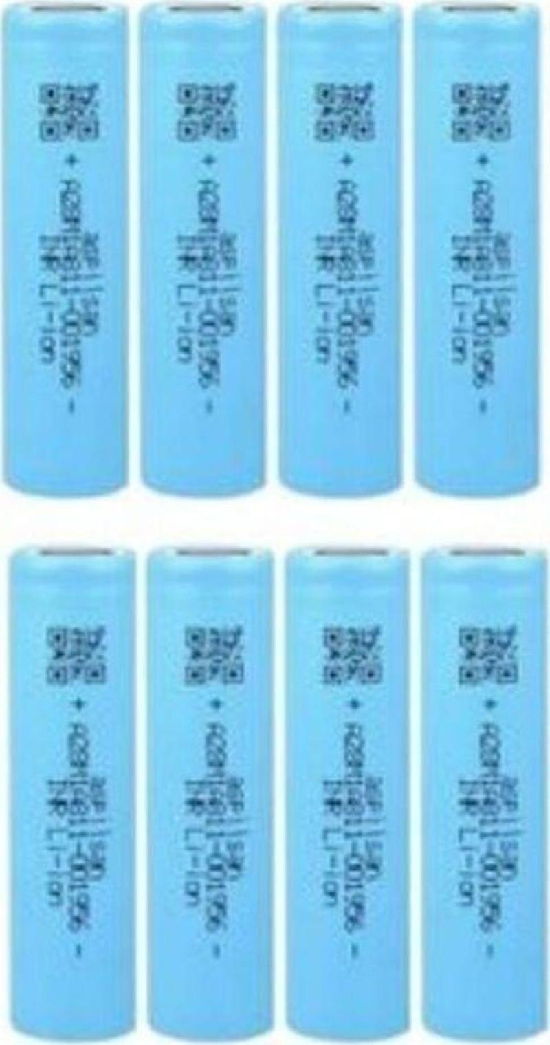 INR18650A28 3.7V 2900mAh 25A Discharge Şarjlı Li-ion Pil - 8 Adet set