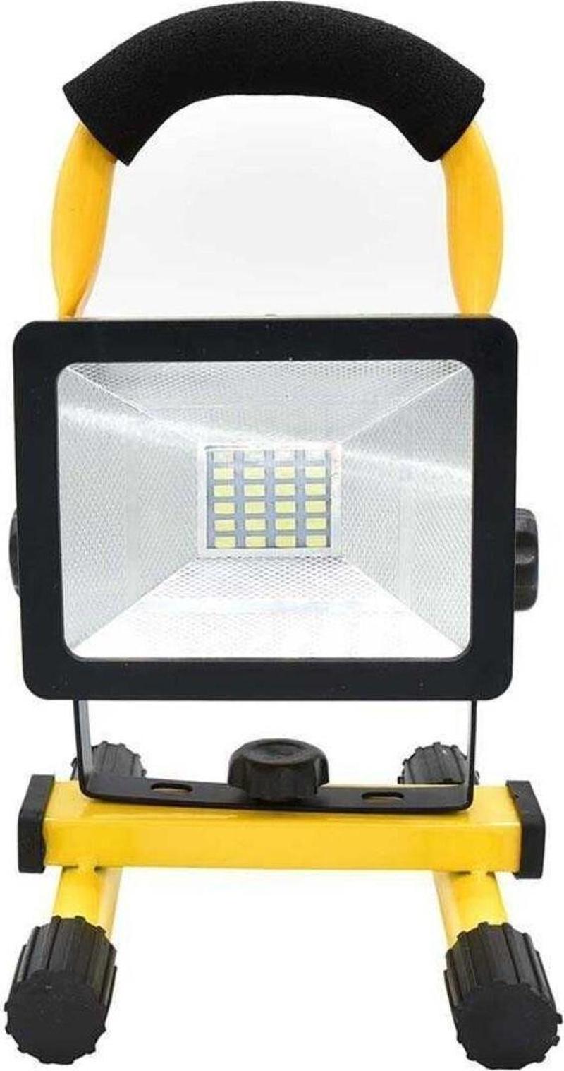 Wt-329 30w Şarjlı Outdoor Led Projektör Ayaklı Fener