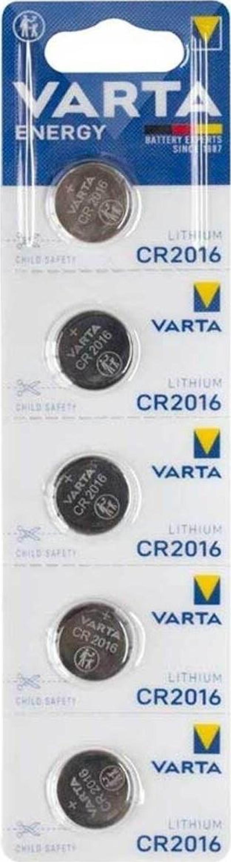 VARTA CR2016 LİTYUM PİL (5Lİ PAKET FİYATI)