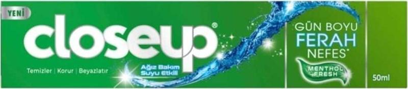 DİŞ MACUNU 50ML MENTHOL 1AD