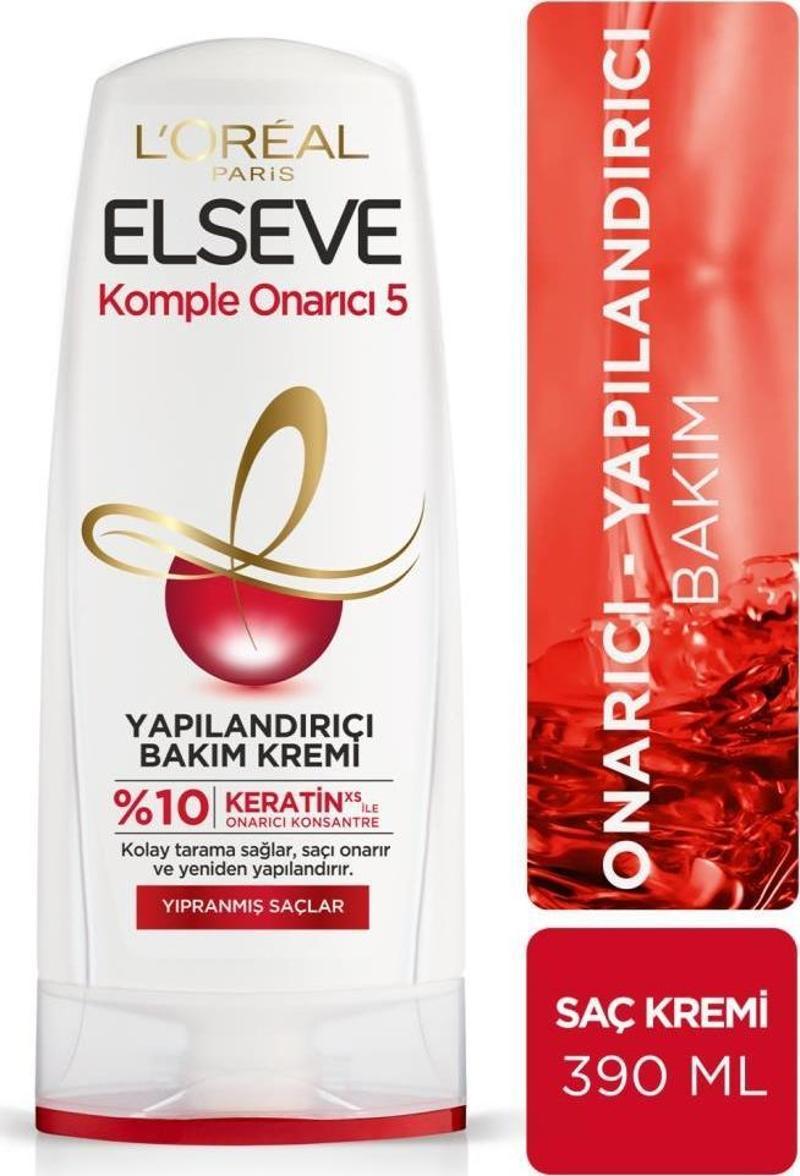 L'Oréal Paris Elseve Komple Onarıcı 5 Yapılandırıcı Bakım Kremi 390 ml