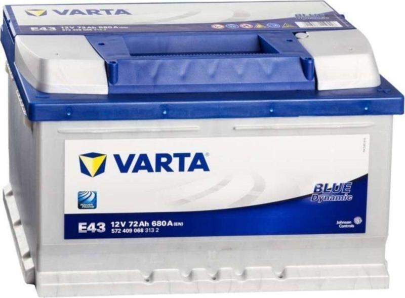 Varta Akü 72ah 680a