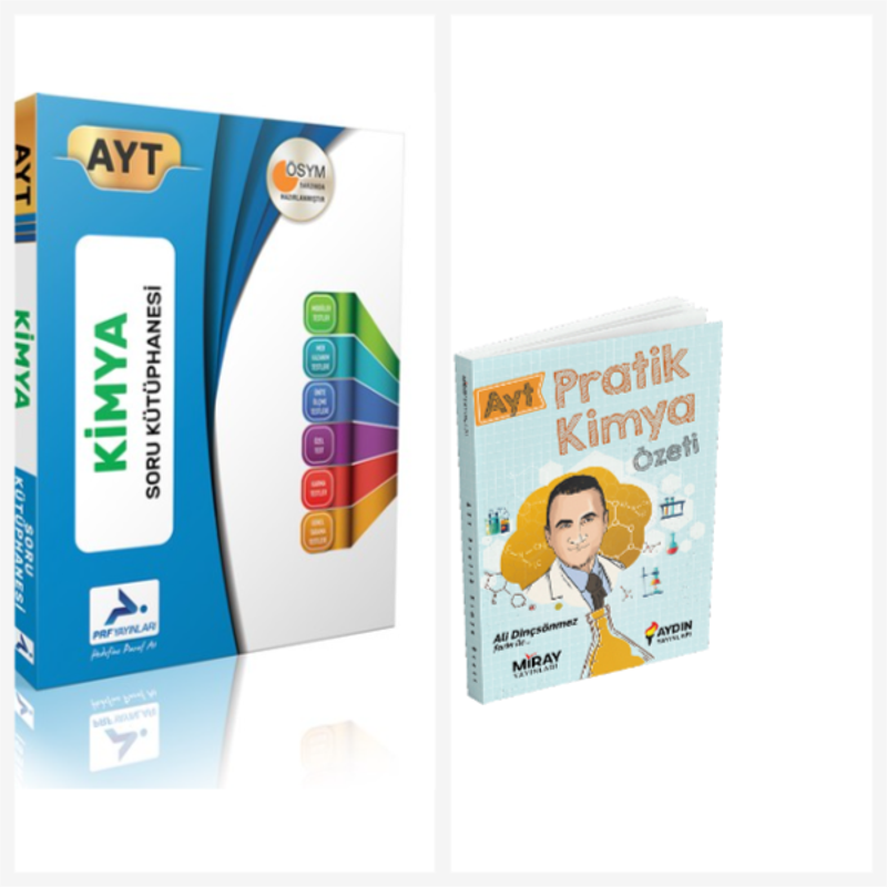 Paraf Ayt Kimya Soru Kütüphanesi & Ayt Pratik Kimya Özet Kitabı