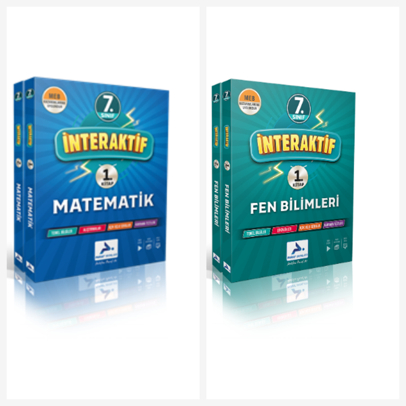 Paraf İnteraktif 7. Sınıf İnteraktif Matematik & Fen Bilimleri  Soru Kütüphanesi