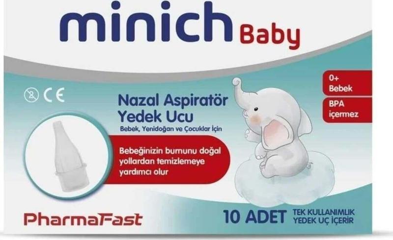 MİNİCH BABY NAZAL ASPİRATÖR YEDEK UÇ 10 LU