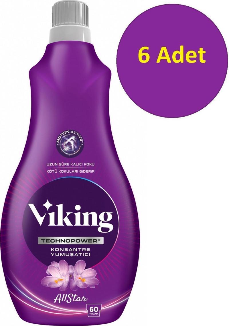 Viking Technopower Konsantre Çamaşır Yumuşatıcı AllStar 1440 Ml - 6 Adet