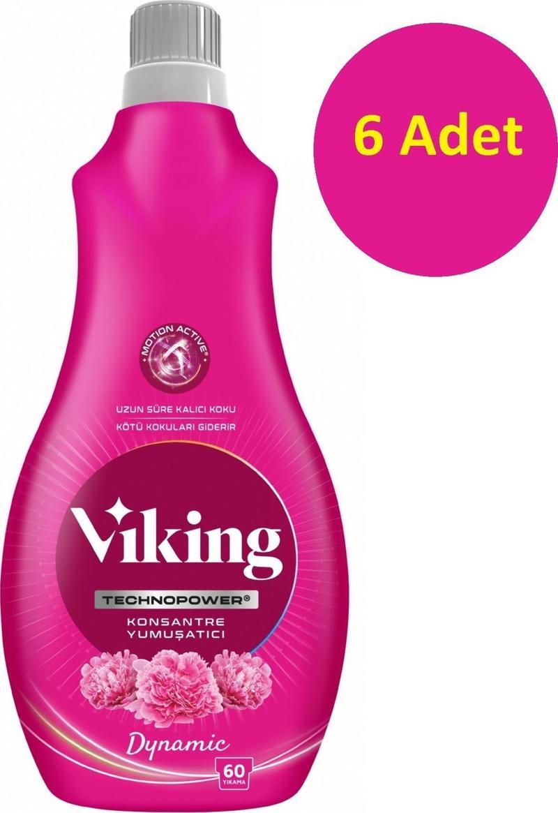 Viking Technopower Konsantre Çamaşır Yumuşatıcı Dynamic 1440 Ml - 6 Adet