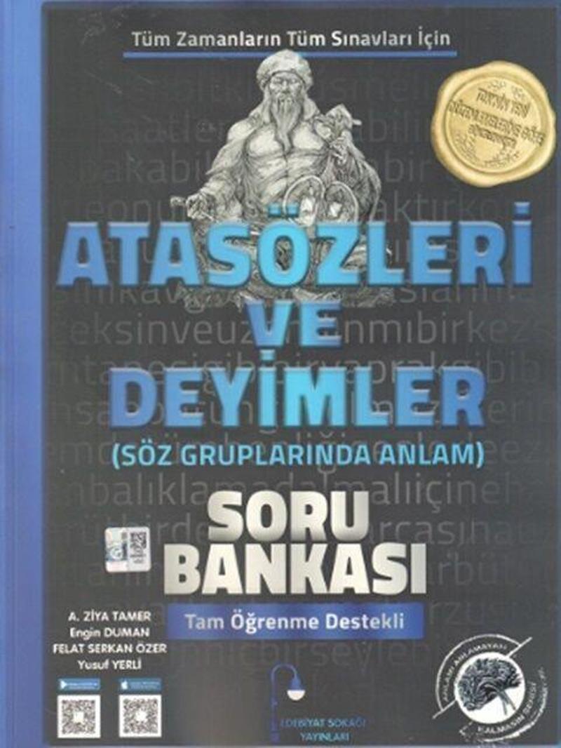 Atasözleri ve Deyimler Soru Bankası Edebiyat Sokağı