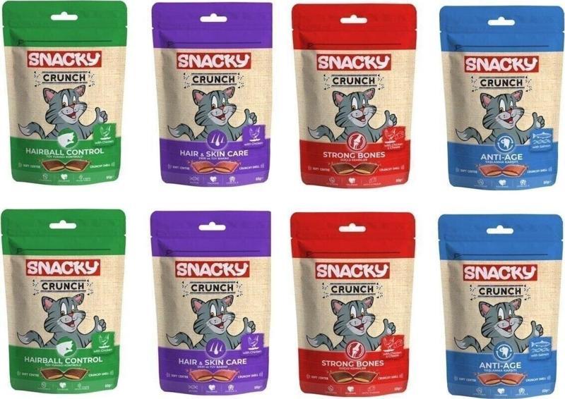 Crunch 4 Çeşit Karma Kedi Ödülü 60 Gr. X 8 Adet