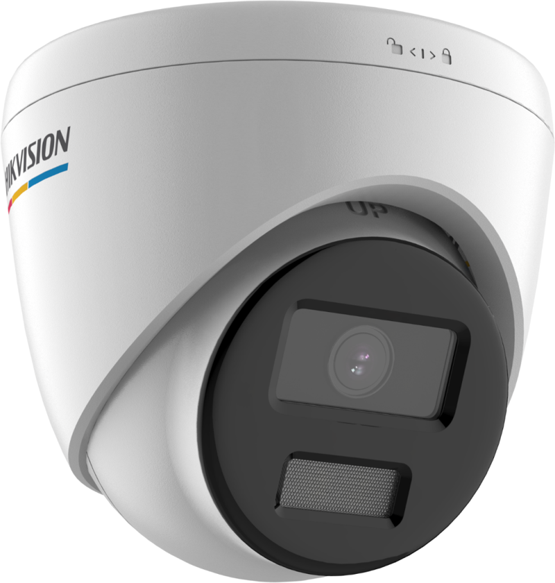 HIKVISION DS-2CD1343G2-LIUF 4Mpix, 2,8mm Lens, H265+, 30Mt Gece Görüşü, Hybrid Light, PoE, Mikrofonlu Dome IP Kamera